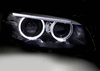 Lampy przednie F10 F11 10-13 RINGI LED DRL BLACK X
