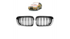 Grill sportowy podwójne żeberka Gloss Black  BMW 3 (E46) Coupe Cabrio przed liftem 1999-2003