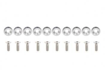 Śrubki ozdobne M6x1.0 15mm JDM Silver