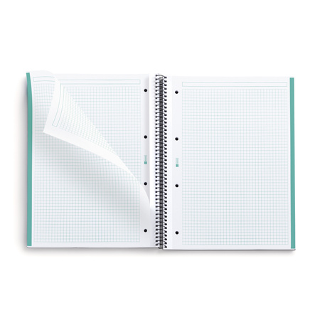 Notebook Miquelrius A4 NB1 AQUA 80 stron kratka