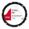 Pokrowiec nakładka na kierownicę samochodową M 37-39cm SWC-13-M AMIO-01376
