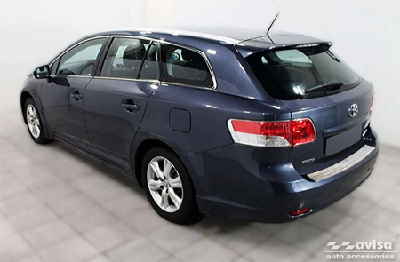 Nakładka na zderzak tylny Toyota Avensis Mk 3 Kombi (Stal)