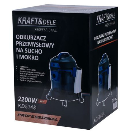 Odkurzacz na sucho i mokro z funkcją mycia 2200W KD5148