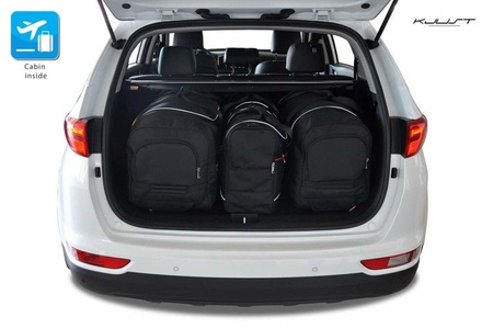 KIA SPORTAGE 2016+ TORBY DO BAGAŻNIKA 4 SZT