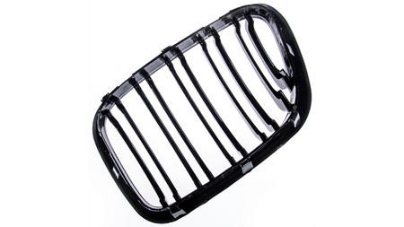Grill sportowy podwójne żeberka Gloss Black BMW X5 E53 przed liftem 1999-2003