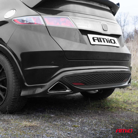 Czujniki parkowania cofania czarne LED 3D AMIO-03185