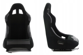 Fotel kubełkowy sportowy MONZA RACE PLUS CZARNY