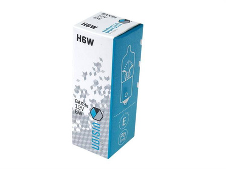 Żarówka VISION H6W 12V 6W BAX9s, E4
