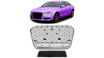 Grill sportowy Chrome & Gloss Black AUDI A6 C7 przed liftem 2011-2015