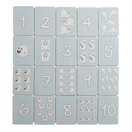 Silikonowe karty do gry Scrunch - Błękitny