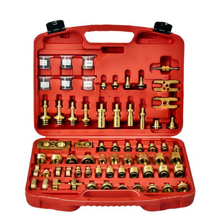 Zestaw adapterów do płukania klimatyzacji XXL 78 el. KD10063