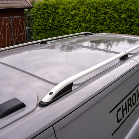 Relingi dachowe Citroen Jumpy III V L2 | Standard 2016- Srebrny MEDIUM