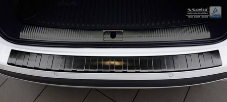 Nakładka na zderzak tylny do AUDI A4 B9 Allroad (Czarna)