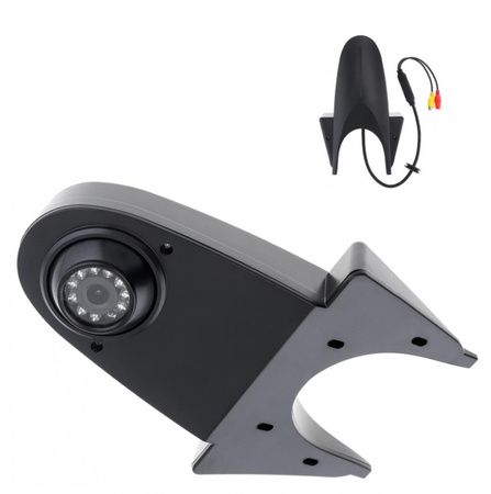 Zestaw czujników parkowania TFT02 4,3" z kamerą HD-502-IR 4 sensory białe
