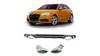 Tylny dyfuzor wraz z końcówkami wydechu AUDI A3 przed liftem 2012-2016