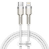Kabel USB-C na Lightning Baseus Cafule, PD, 20W, 1m biały