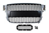 GRILL AUDI A5 8T RS-STYLE CHROME-BLACK (07-10) PDC