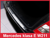 Nakładka na zderzak tylny do Mercedes W211 E klasa (Stal)