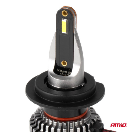 Żarówki samochodowe LED seria K3 H7 12V 6000K Canbus AMIO-03683