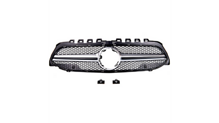 Grill sportowy Matt Silver A-Type MERCEDES A-Class V177 W177 2018-obecnie