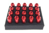 Nakrętki JBR 60mm M12 x1.25 RED