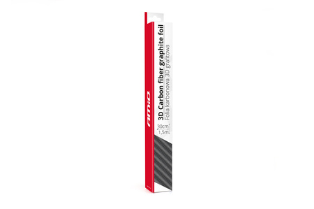 Folia karbonowa carbon 3D grafitowa 30cm x 150cm AMIO-02599