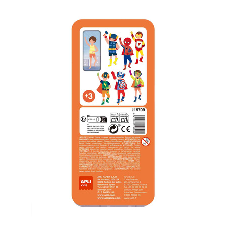 Magnetyczna układanka Mix&Match Apli Kids - Superbohaterowie