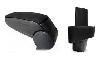 Podłokietnik RENAULT CLIO 3 05 - 12 czarna skóra