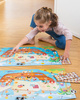 Puzzle obserwacyjne Apli Kids - Statek piratów 104 el.5+