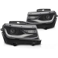 Lampy przednie do Chevrolet Camaro 13-15 BLACK LED