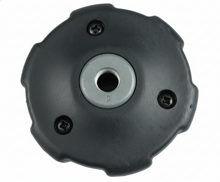 Zamykana gałka z zamkiem M8 do bagażnika rowerowego Amos / Peruzzo / Aguri – komplet 3 szt.