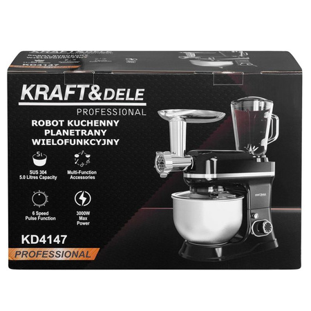 Robot kuchenny planetarny max 3000W / 5L KD4147