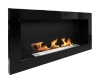 Biokominek wiszący 900x400 czarny połysk