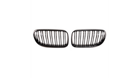 Grill sportowy podwójne żeberka Gloss Black BMW 3 E92 E93 Facelift 2010-2013