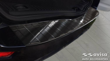 Nakładka na zderzak tylny do Ford Mondeo 4 Mk4 Turnier (Czarna)