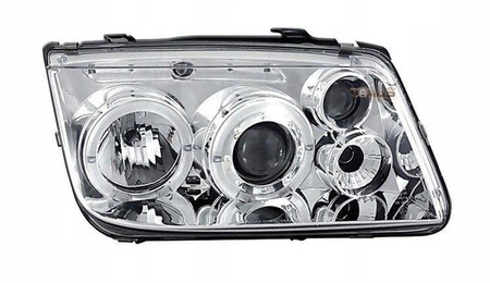 Reflektory przednie VW Bora CHROM RINGI
