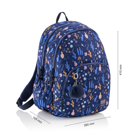 Plecak szkolny trzykomorowy Oslo Miquelrius - Desert 27L