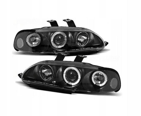 Reflektory przednie Honda Civic V BLACK RING