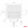 Lampa robocza szperacz LED AWL12 12V 24V AMIO-02426