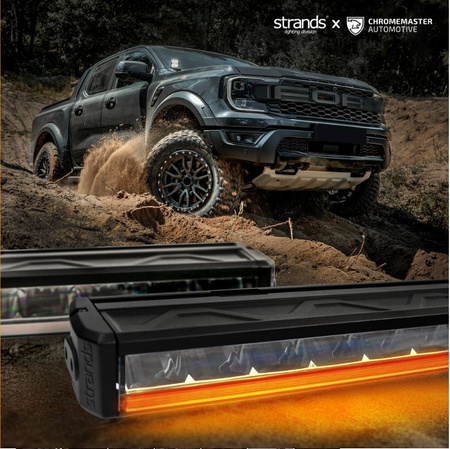 LED BAR Zestaw lamp oświetlenie LED w grill do FORD RANGER IV 2022-