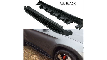 Stopnie boczne z aluminium Black MERCEDES GLC X253 GLC C253 2015-obecnie