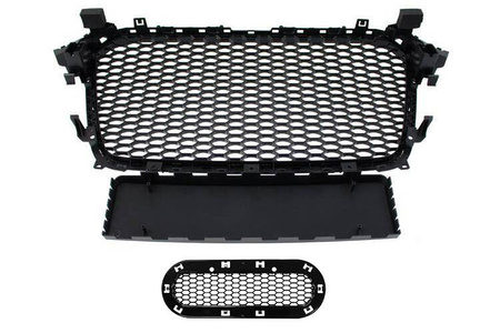 GRILL AUDI A4 B8 RS-STYLE BRIGHT BLACK (12-15)