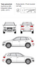 Bagażnik dachowy CRUZ AIRO FUSE Audi Q5 I/8R