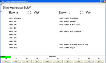 Skaner tester diagnostyczny interfejs BMW 2KL