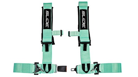 Pasy sportowe Slide V2 Miętowe 4P 3" E4