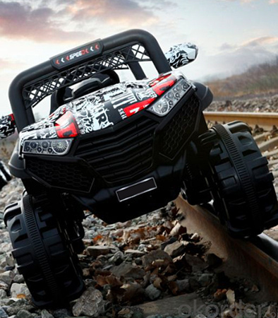 JEEP BUGGY NA AKUMULATOR AUTO TERENOWE SOLIDNE DUŻE 4X4 KLAKSON USB MP3 PILOT