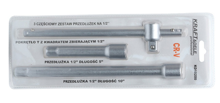 Przedłużki 3szt. 1/2"  KD10200
