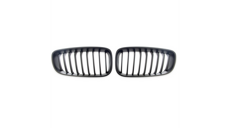 Grill sportowy pojedyncze żeberka Matt Black  BMW 3 (F34) Gran Turismo 2013-2020