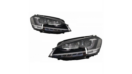Zestaw Lamp Halogenowych Chrome VW GOLF VII przed liftem 2013-2017