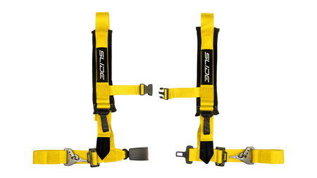 Pasy sportowe Slide V2 Żółte 4P 2" E4